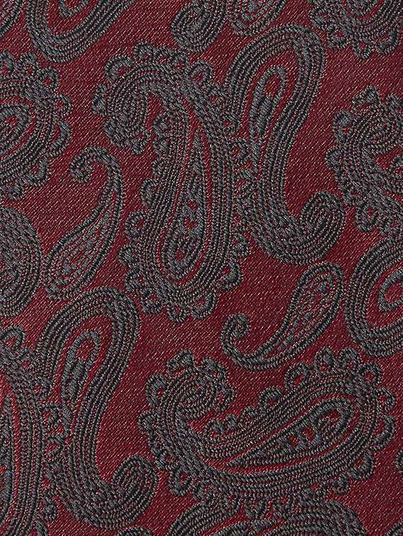 maroon polyester tie  - 17611670 -  Standard Image - 4