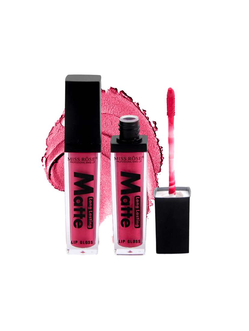 miss rose liquid smooth matte long lasting shine lipgloss 7701-002m 13