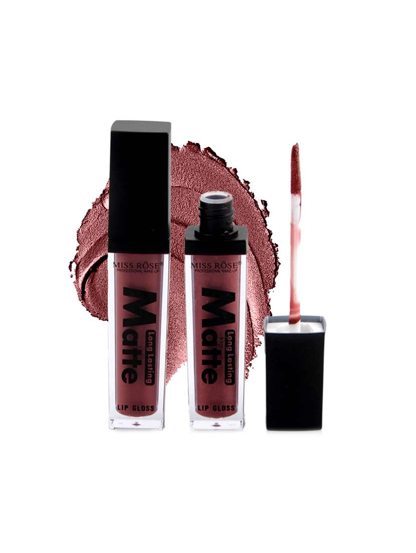 miss rose liquid smooth matte long lasting shine lipgloss 7701-002m 22