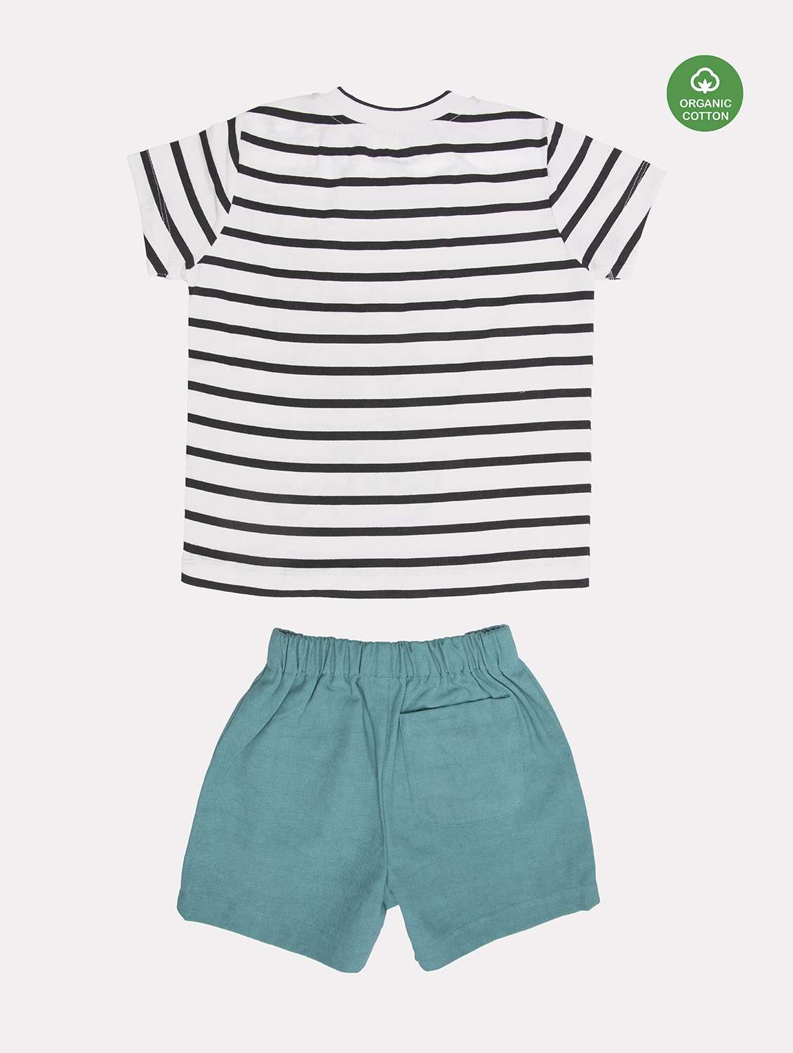 multi colored striped shorts set - 17615127 - Standard Image - 1