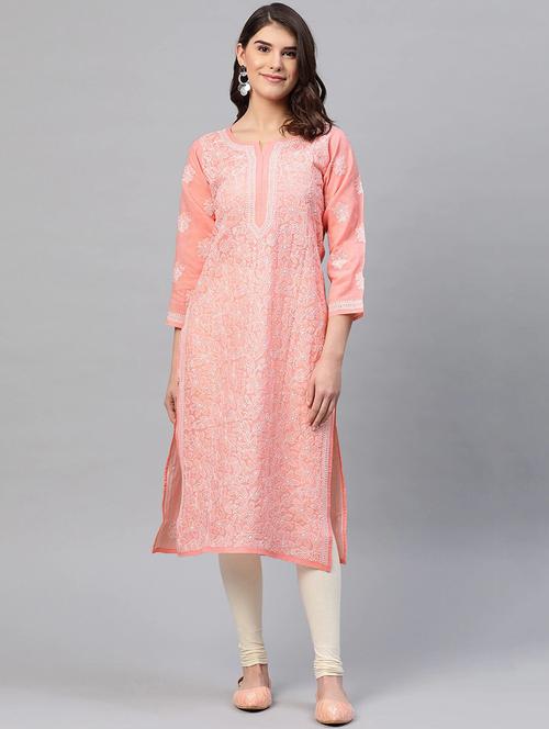 women's straight kurta - 17615151 - Standard Image - 0