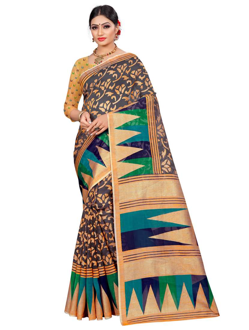 batik banarasi saree with blouse