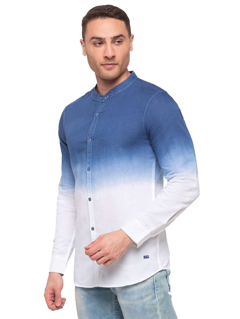 mens ombre casual shirt - 17615500 -  Standard Image - 1
