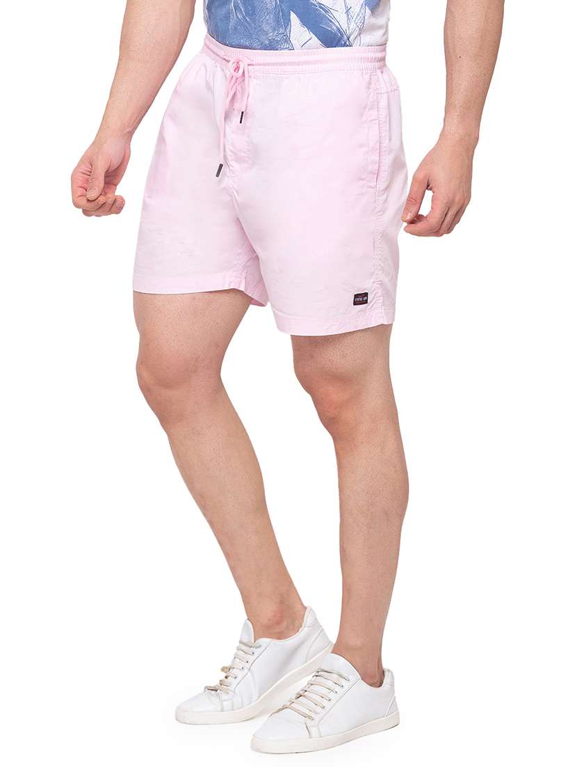 pink solid shorts - 17615510 -  Standard Image - 1