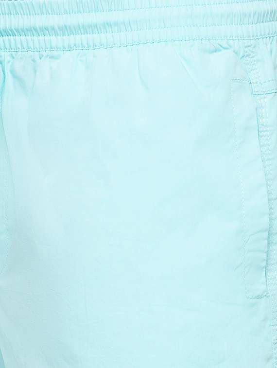 blue solid shorts - 17615511 -  Standard Image - 4