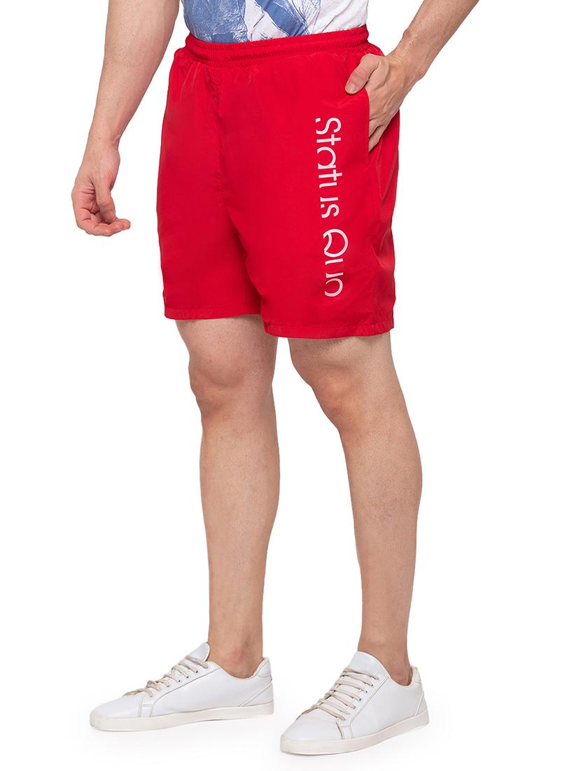 red printed shorts - 17615515 -  Standard Image - 1