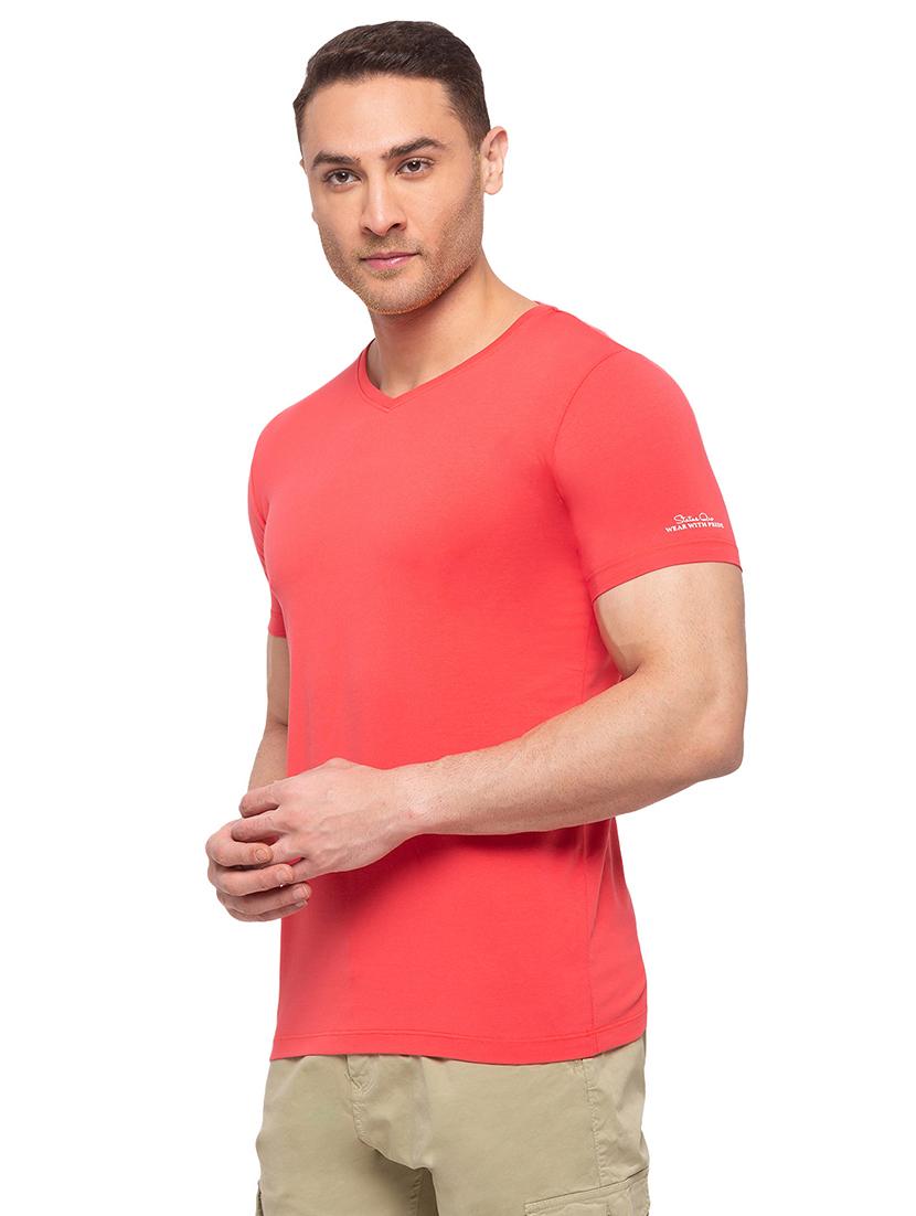 coral solid t-shirt - 17615524 -  Standard Image - 1