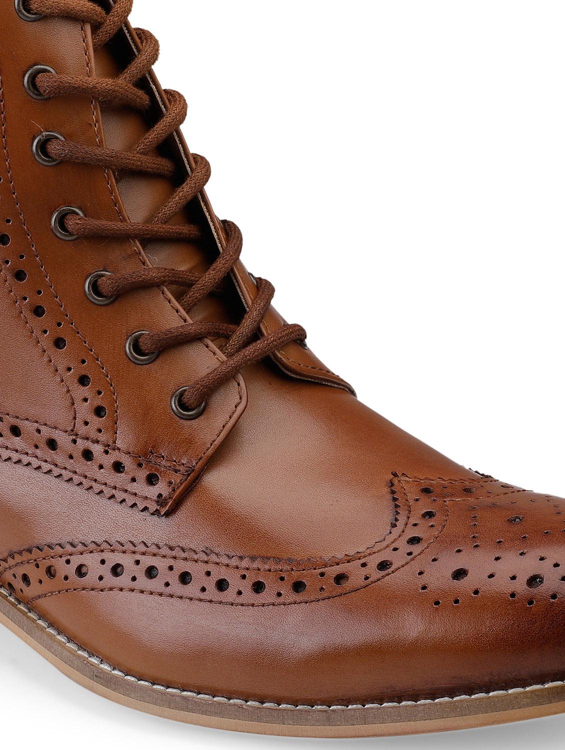 tan lace up boot - 17615831 - Standard Image - 4