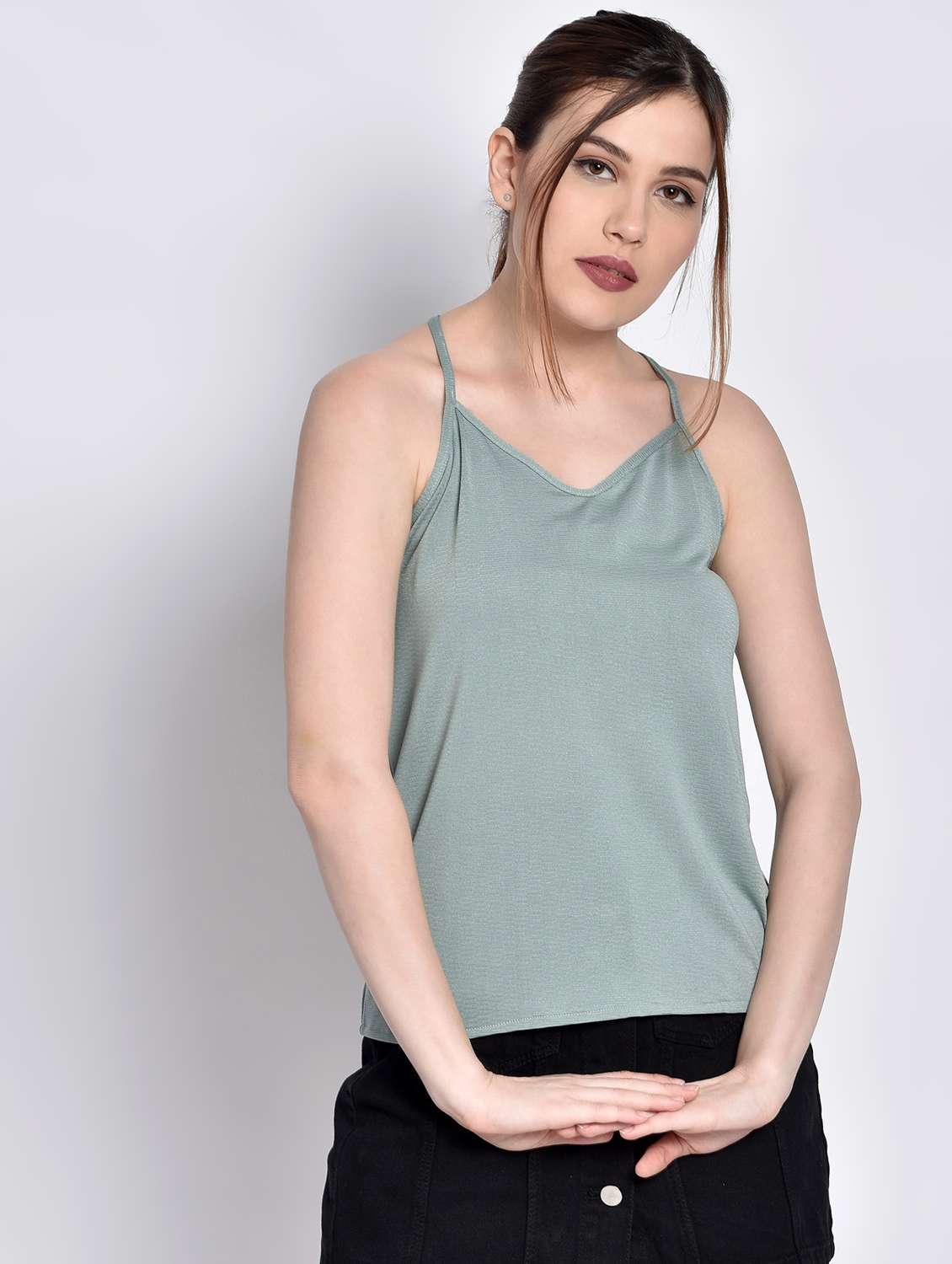 women's camisole shoulder strap top