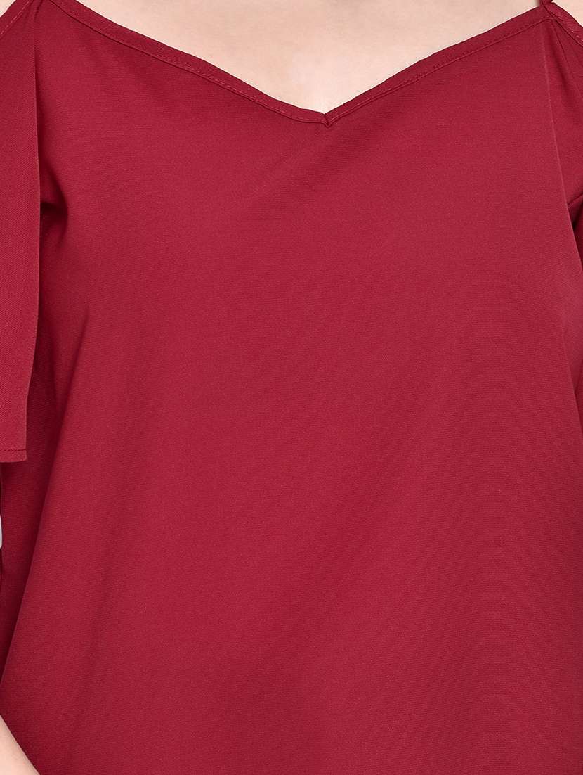 women's straight shoulder strap top - 17619885 -  Standard Image - 4