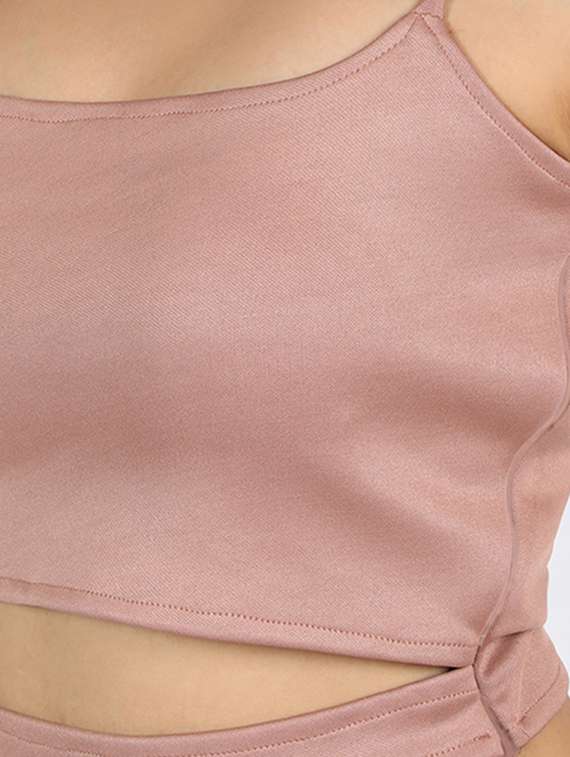 women's crop shoulder strap top - 17619904 -  Standard Image - 4