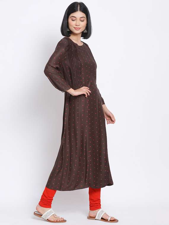 women's asymmetric kurta - 17620678 - Standard Image - 1