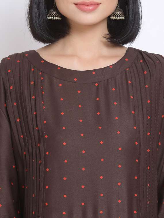 women's asymmetric kurta - 17620678 - Standard Image - 4