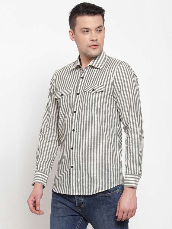 striped casual shirt  - 17620850 -  Standard Image - 1