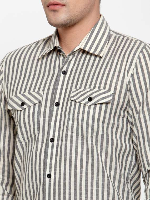striped casual shirt  - 17620850 -  Standard Image - 4