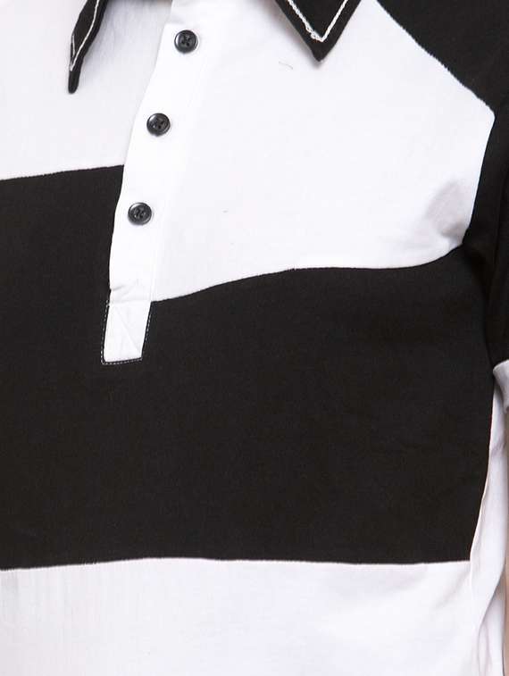 Color Block Polo Tee - 17621271 -  Standard Image - 4