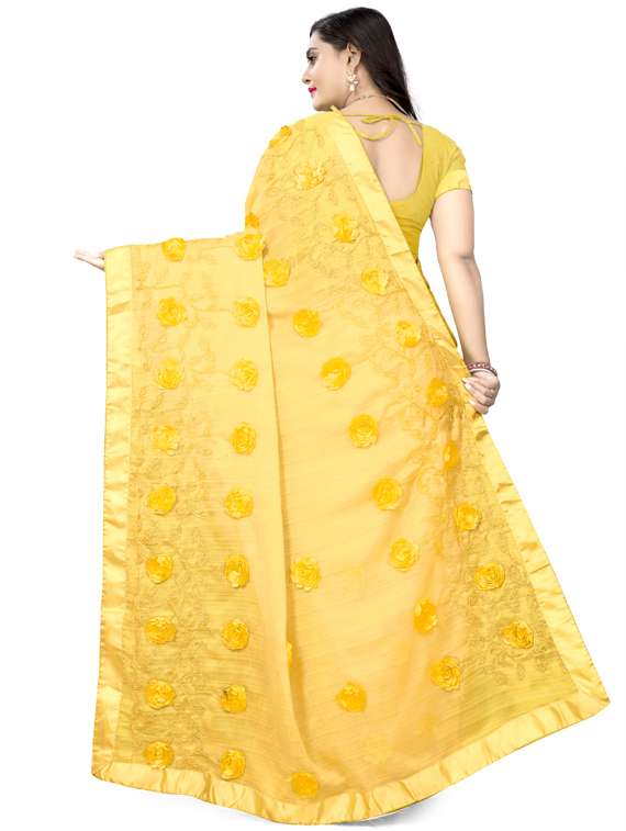 women's embroidered saree with blouse - 17623500 -  Standard Image - 1