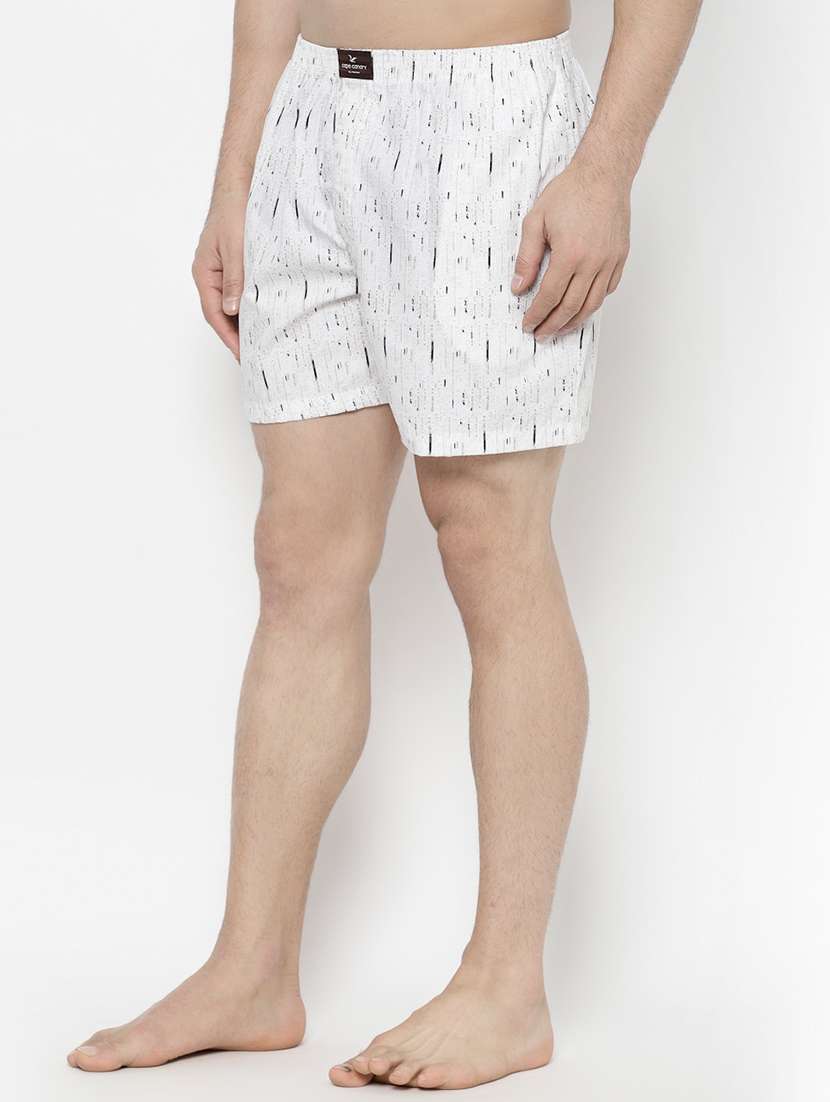 white printed boxers - 17623512 - Standard Image - 1