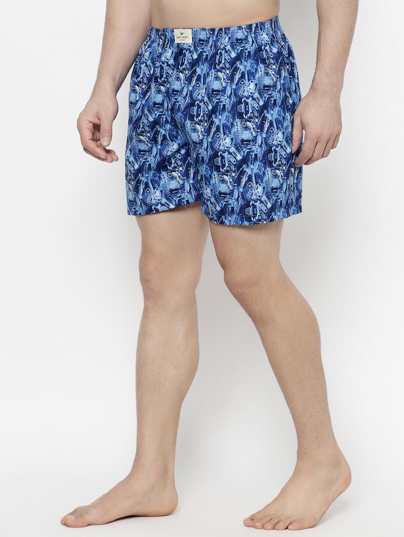 blue printed boxers - 17623513 -  Standard Image - 1