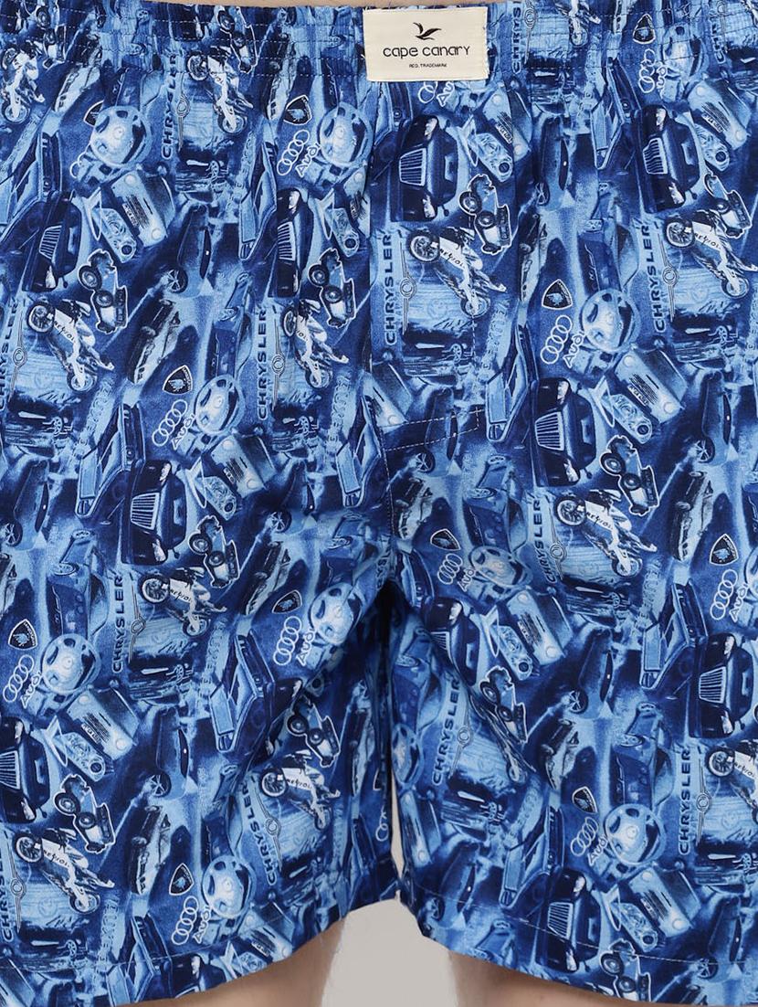 blue printed boxers - 17623513 - Standard Image - 4