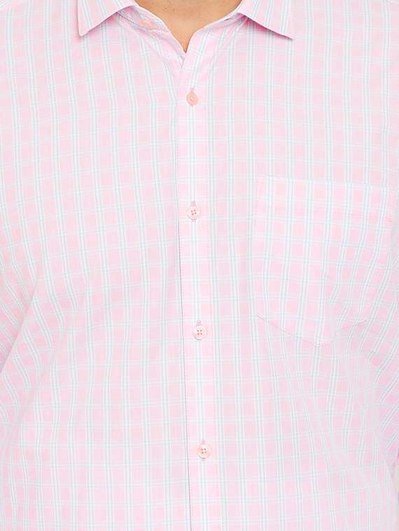 pink checkered formal shirt - 17623998 -  Standard Image - 4