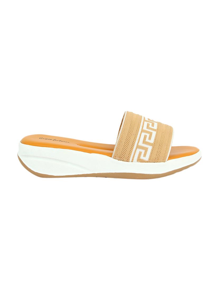 metallic synthetic slip on sandals - 17624451 - Standard Image - 1