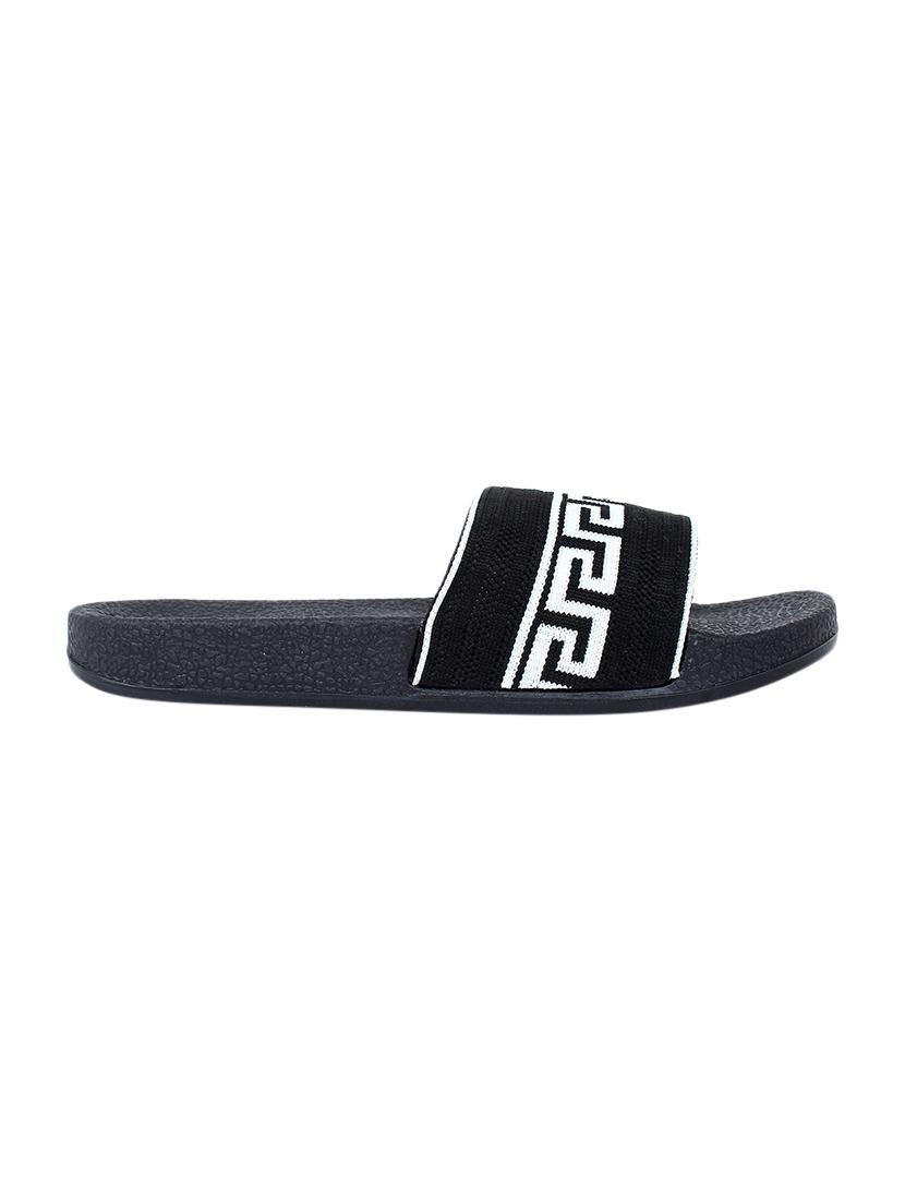 black slip on flip flop - 17624718 - Standard Image - 1