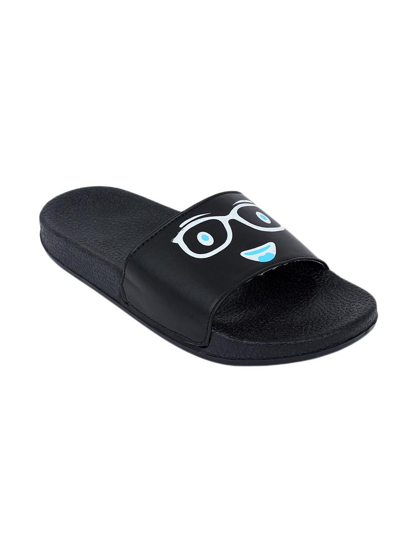 black slip on  flip flop - 17625452 -  Standard Image - 1