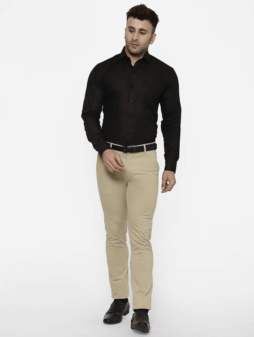 mens solids formal shirt - 17626526 -  Standard Image - 4
