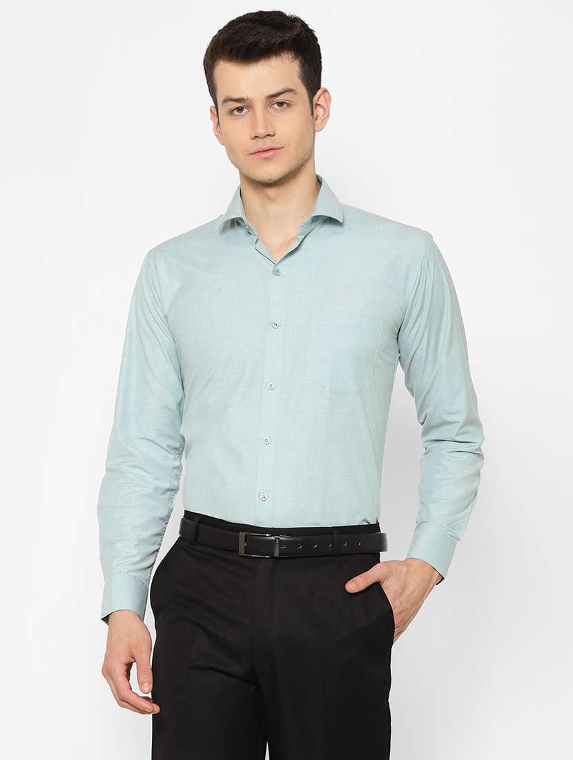 mens solids formal shirt