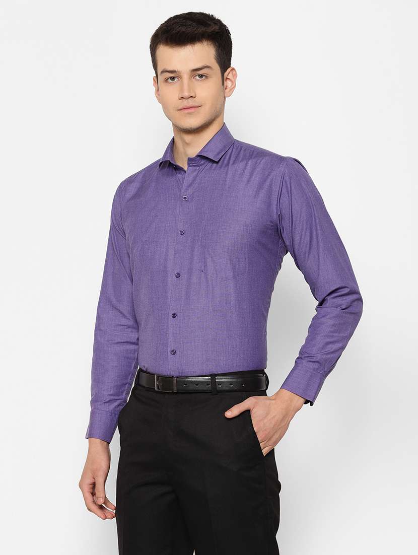 mens solids formal shirt - 17626541 -  Standard Image - 1