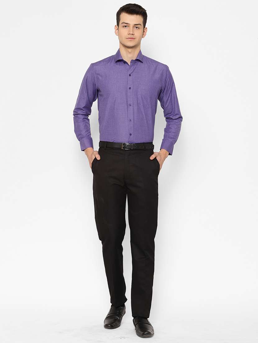 mens solids formal shirt - 17626541 -  Standard Image - 4