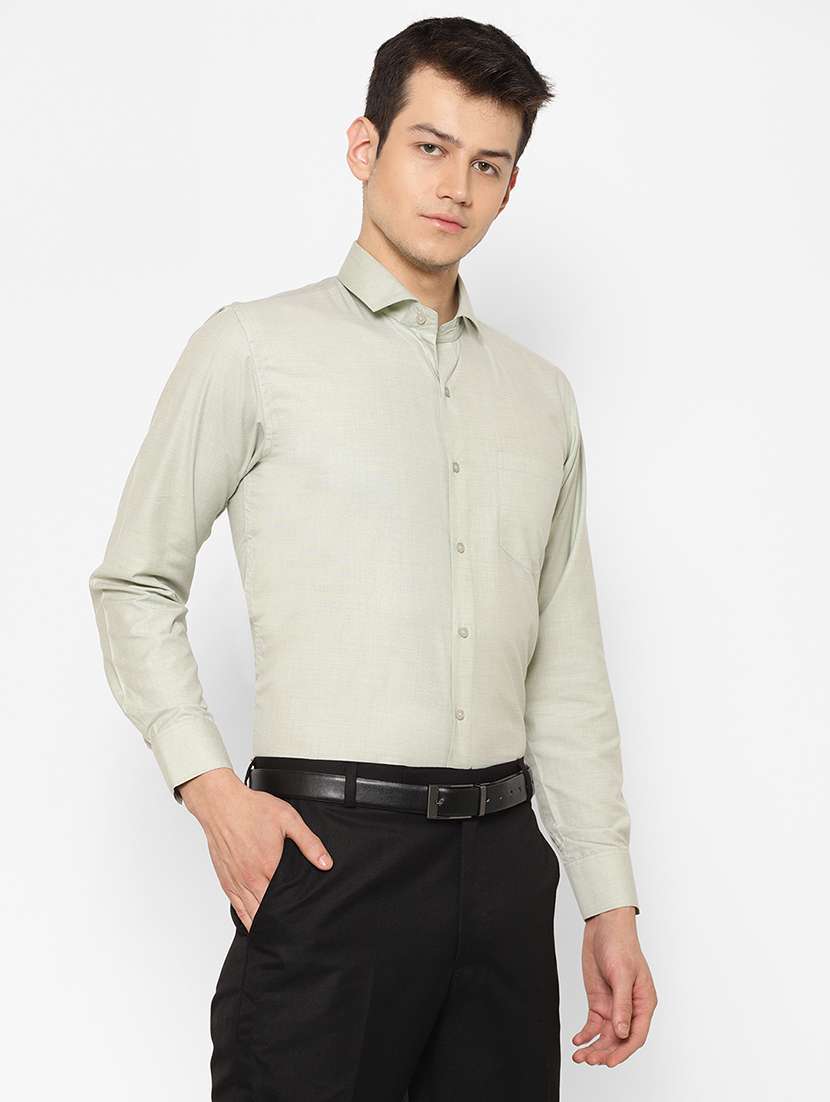 mens solids formal shirt - 17626543 -  Standard Image - 1