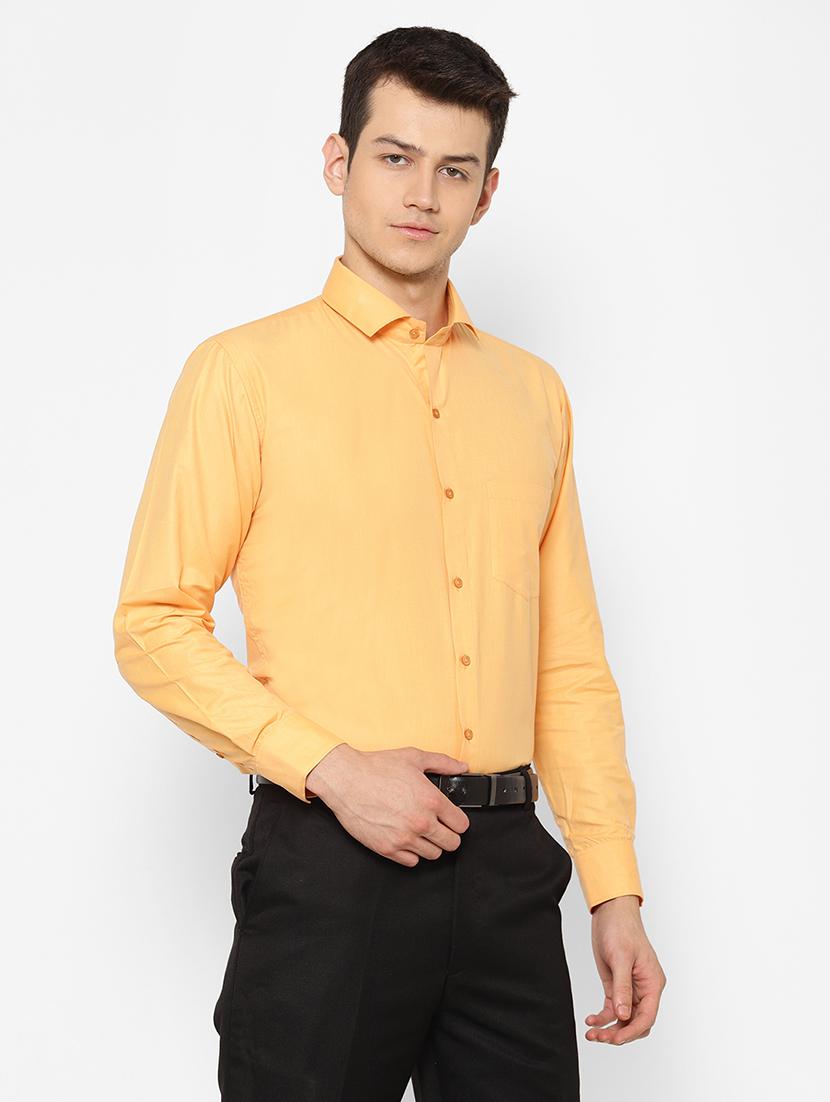 mens solids formal shirt - 17626545 - Standard Image - 1