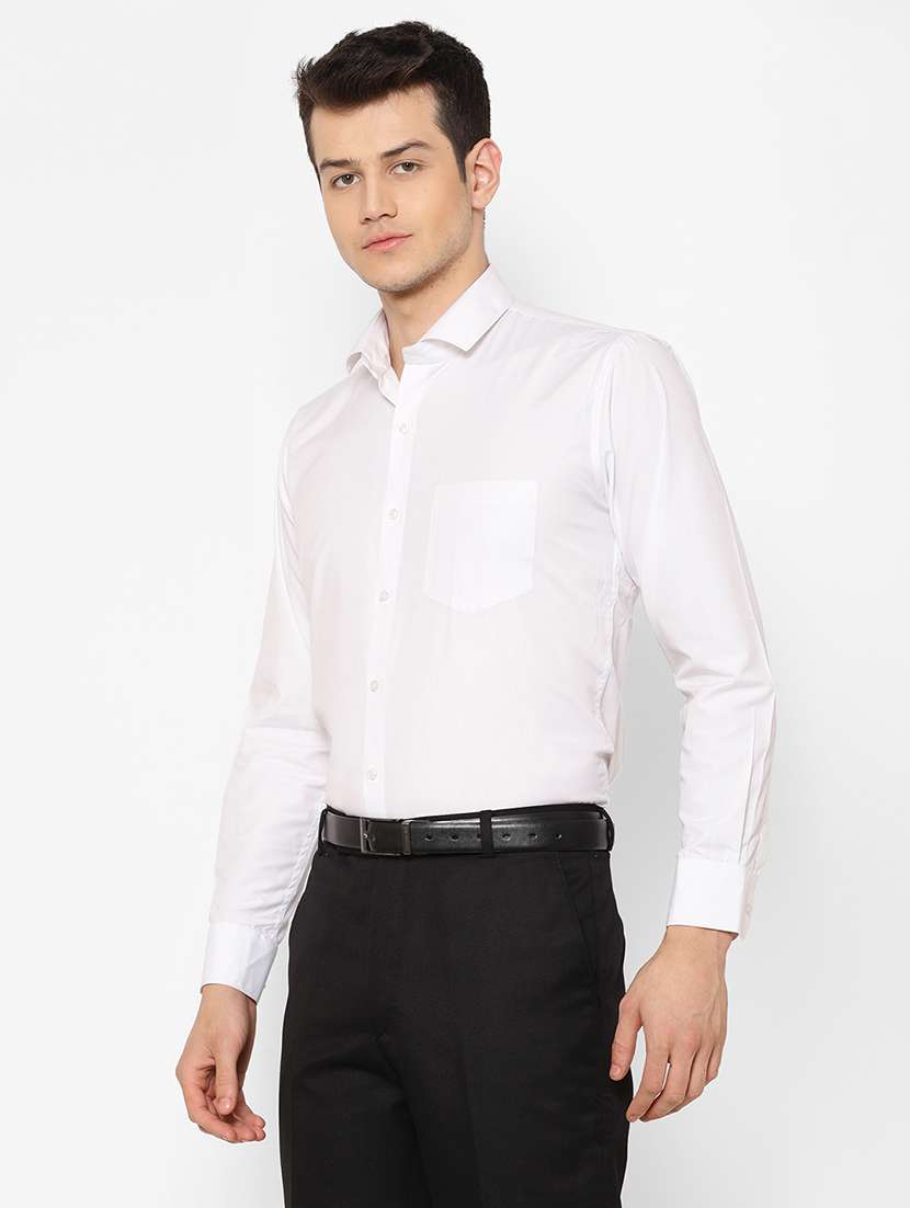 mens solids formal shirt - 17626550 -  Standard Image - 1
