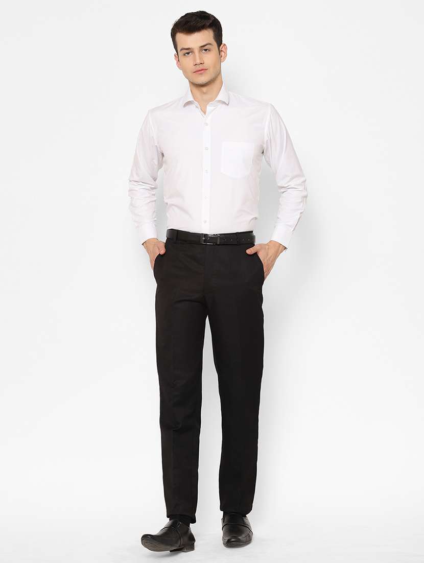 mens solids formal shirt - 17626550 -  Standard Image - 4