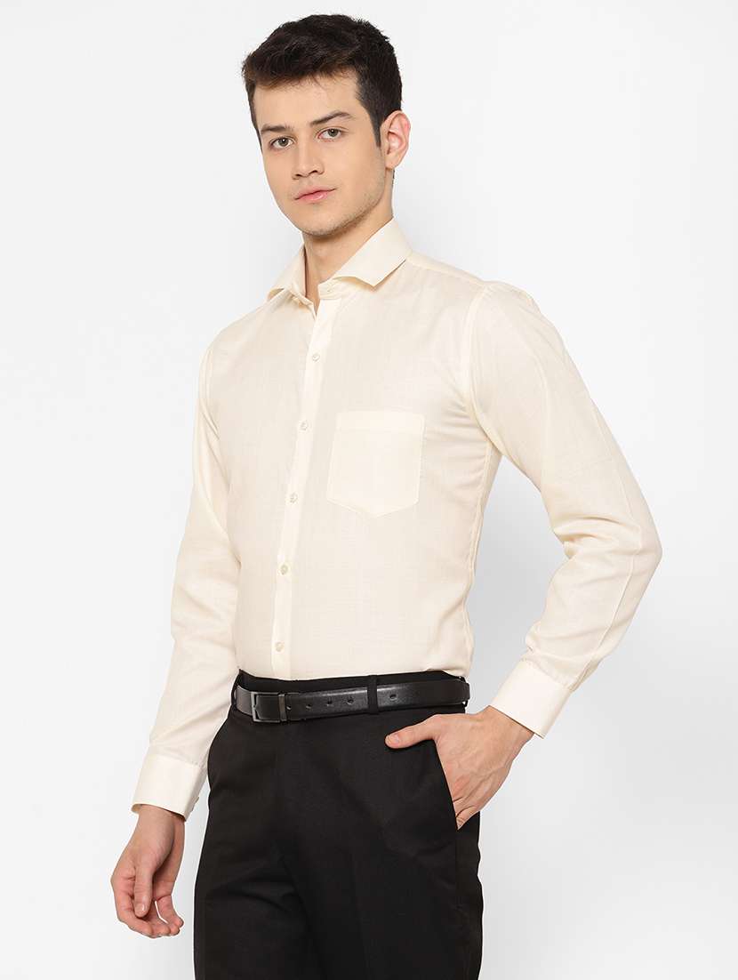 mens solids formal shirt - 17626585 -  Standard Image - 1