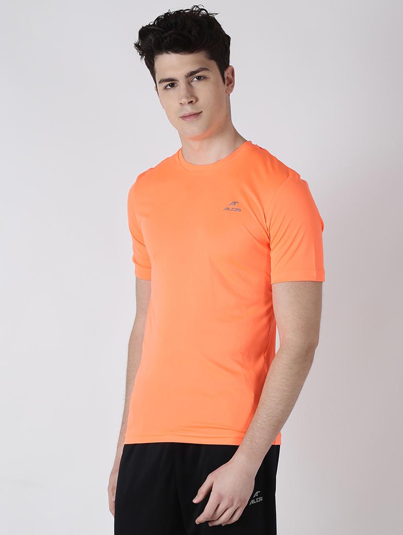 orange solid t-shirt - 17628184 - Standard Image - 1