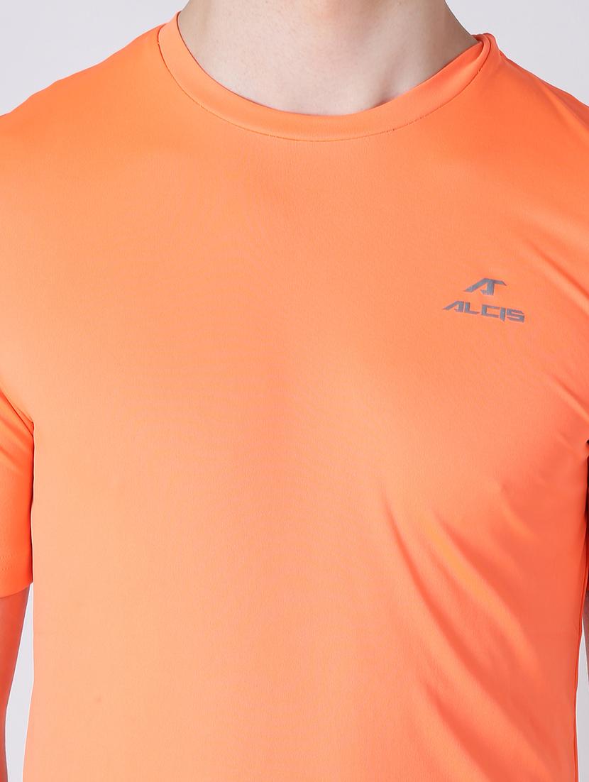 orange solid t-shirt - 17628184 - Standard Image - 4