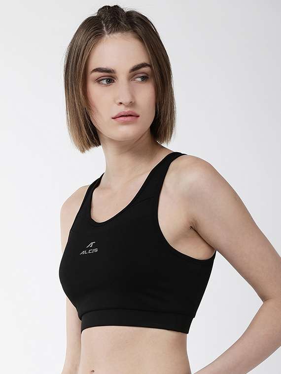 styled back sports bra - 17628710 - Standard Image - 1