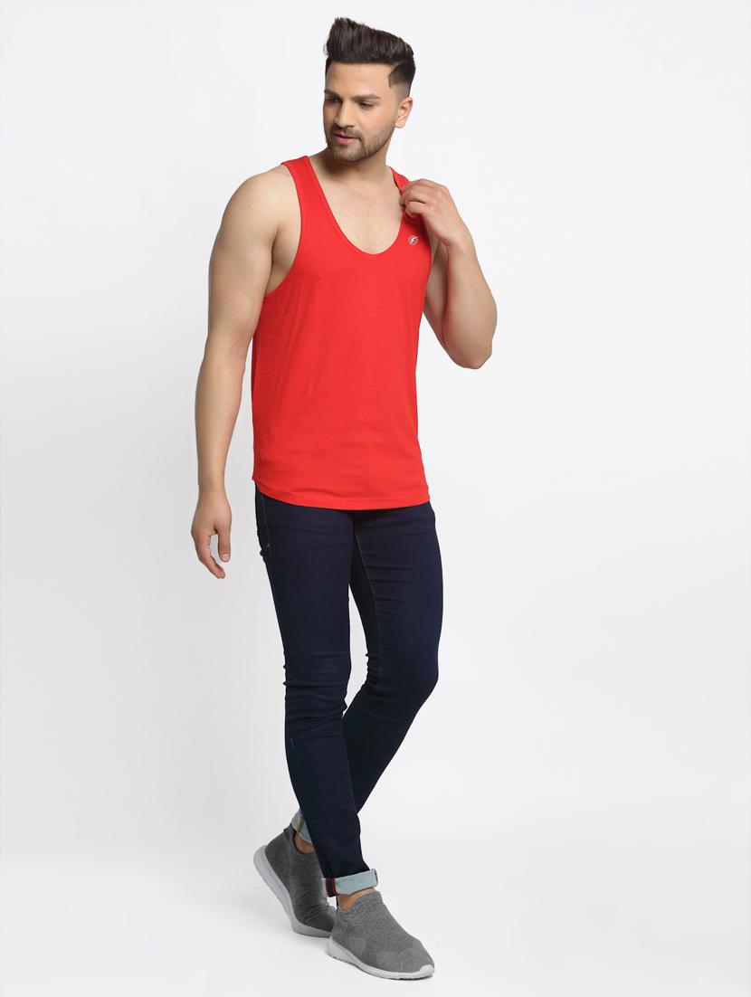 red solid vest - 17630302 - Standard Image - 4