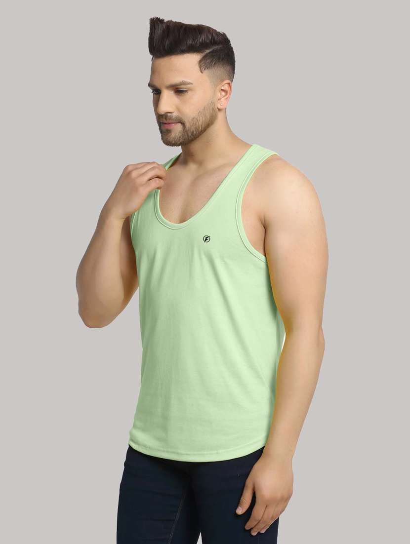 green solid vest  - 17630313 -  Standard Image - 1