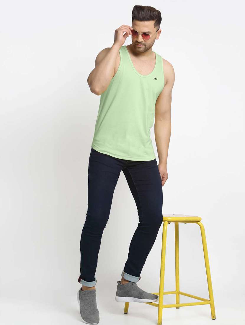 green solid vest - 17630313 - Standard Image - 4