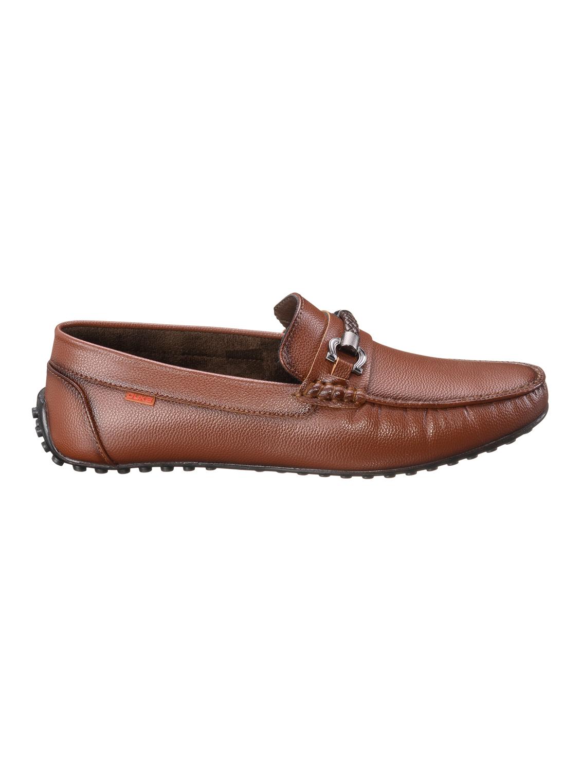 tan synthetic slip on loafers - 17630338 - Standard Image - 1