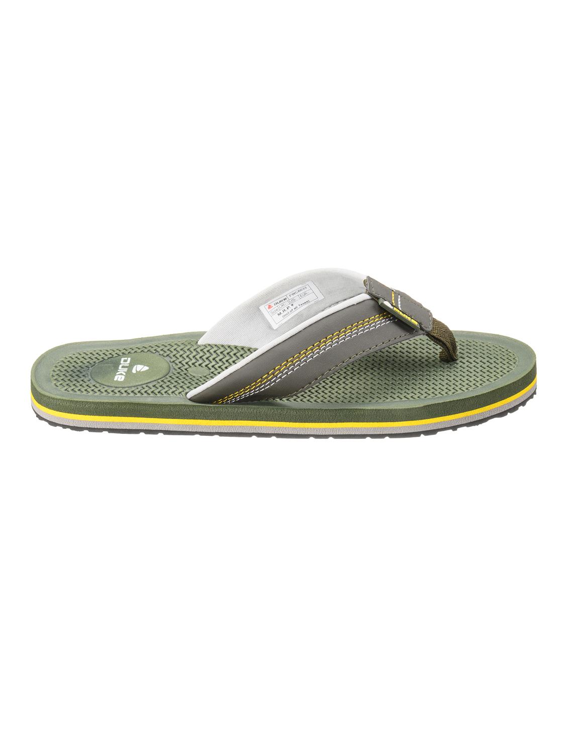 green pu toe separator flip flops - 17630347 -  Standard Image - 1