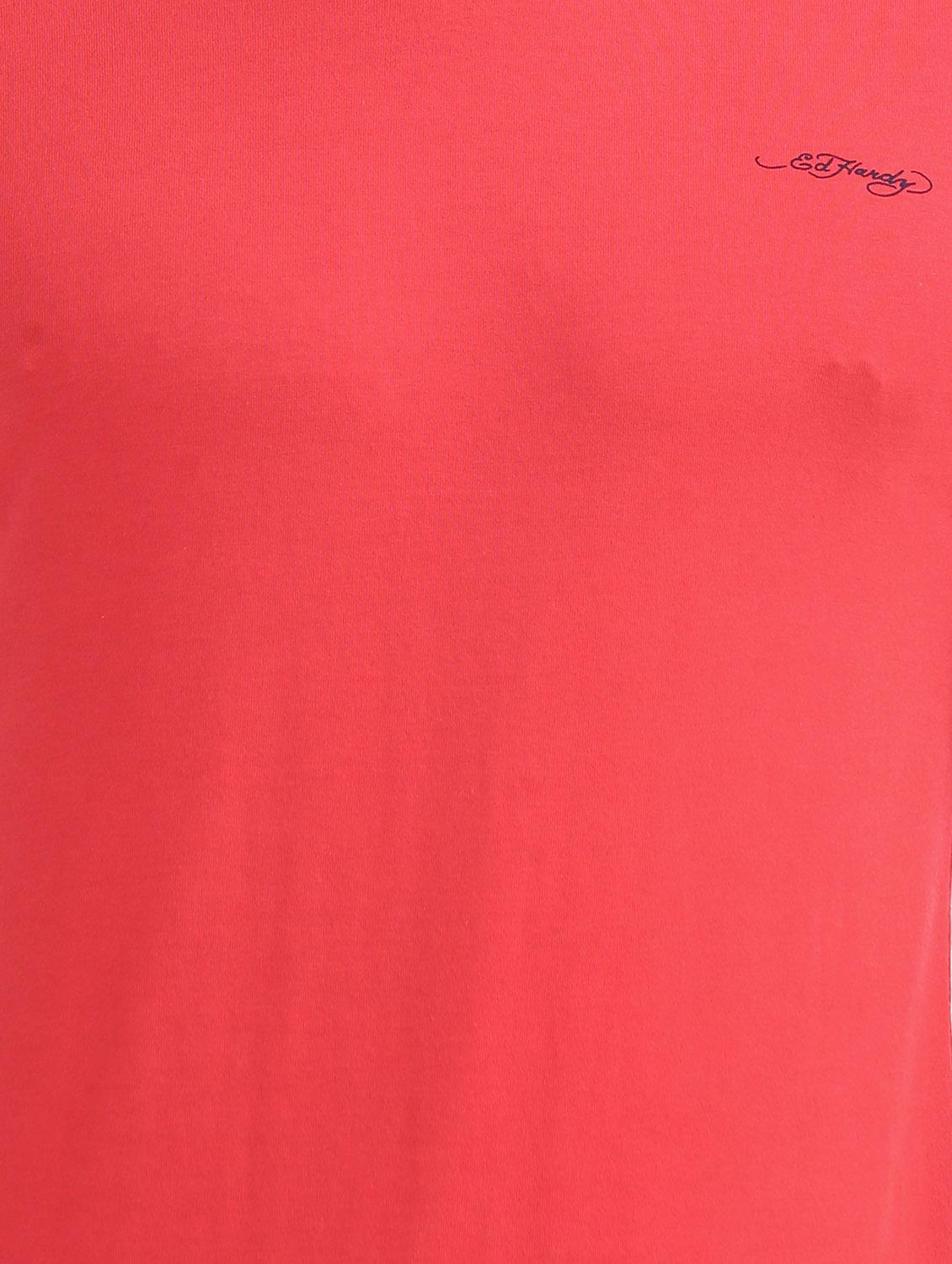 coral solid t-shirt - 17631152 - Standard Image - 4