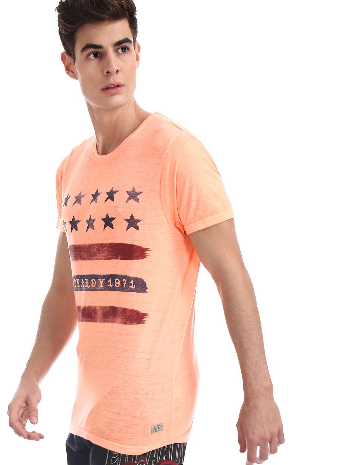 men printed short sleeves t-shirt - 17631161 -  Standard Image - 1