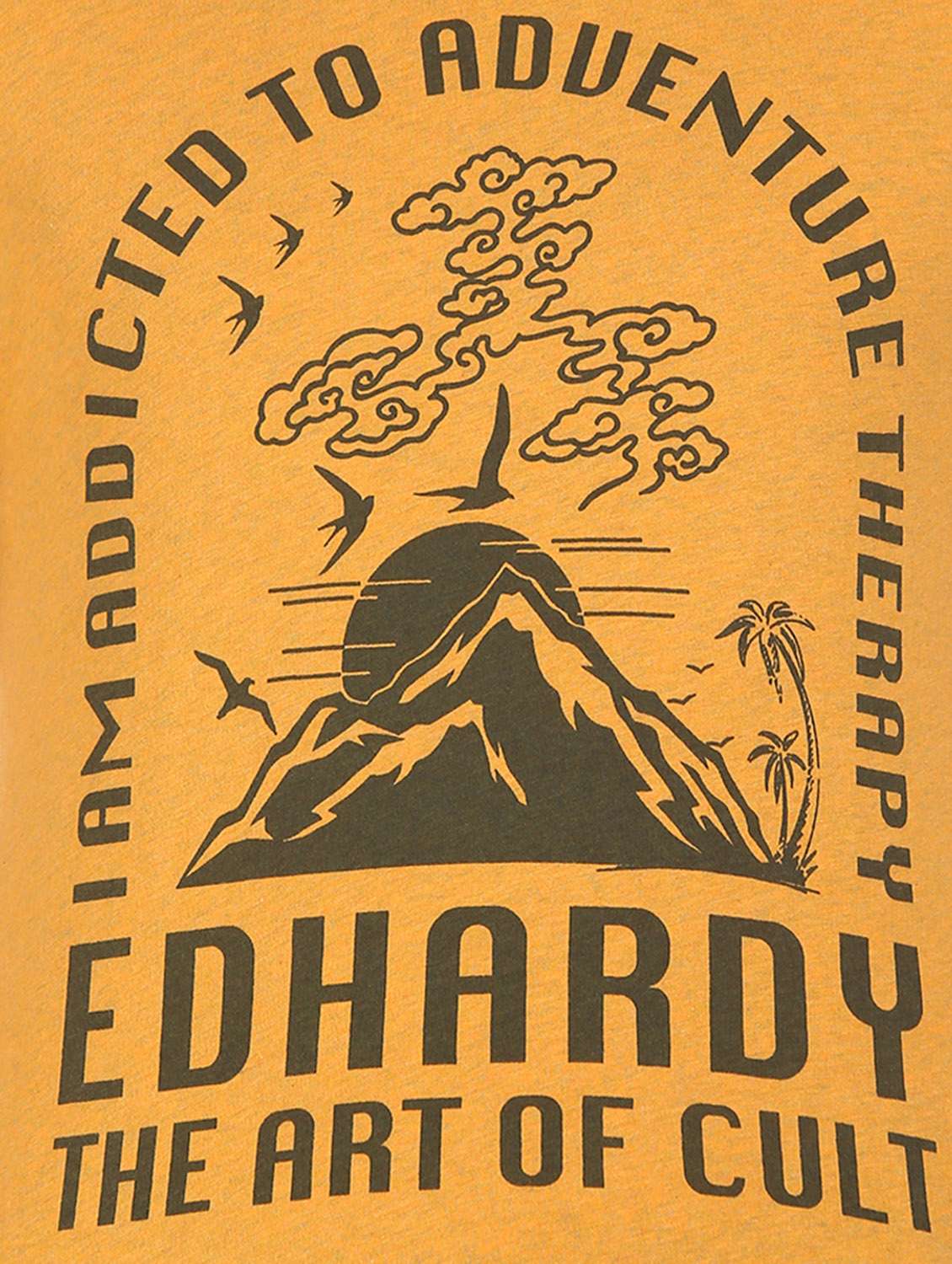 orange printed t-shirt - 17631229 - Standard Image - 4