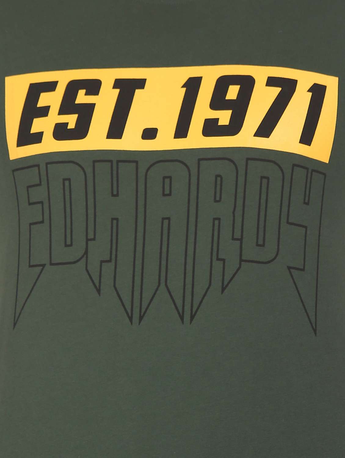 olive green printed t-shirt - 17631235 -  Standard Image - 4