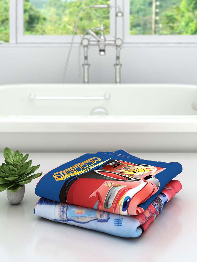 athom trendz disney kids bath towel 60x120 cm pack of 2